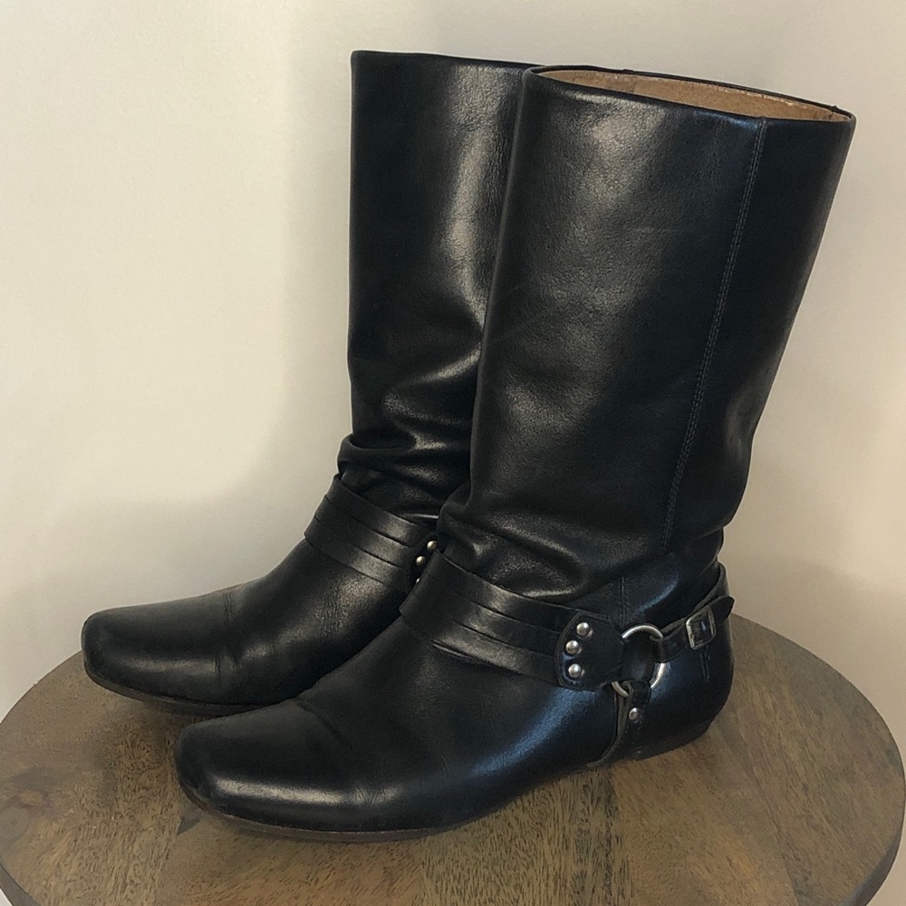 **SOLD** Frye Annie Harness Motorcycle Boots sz 7.5